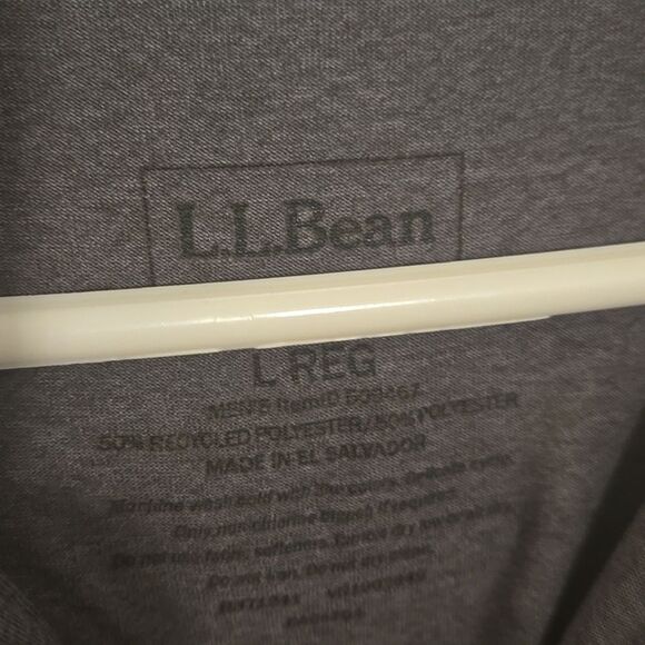 L.L. Bean Gray Quarter-Zip Pullover - Picture 2 of 7